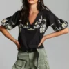 By Anthropologie Puff-Sleeve Blouse -Fashion Clothing Shop 4110089540116 009 b