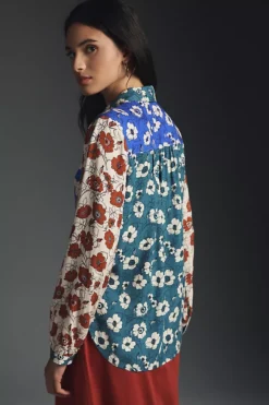 The Paz Buttondown Shirt By Maeve -Fashion Clothing Shop 4110652010025 702 b4