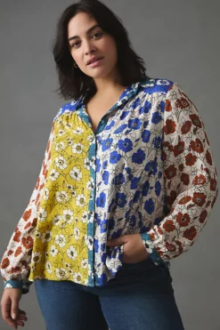 The Paz Buttondown Shirt By Maeve -Fashion Clothing Shop 4110652010025 702 c3