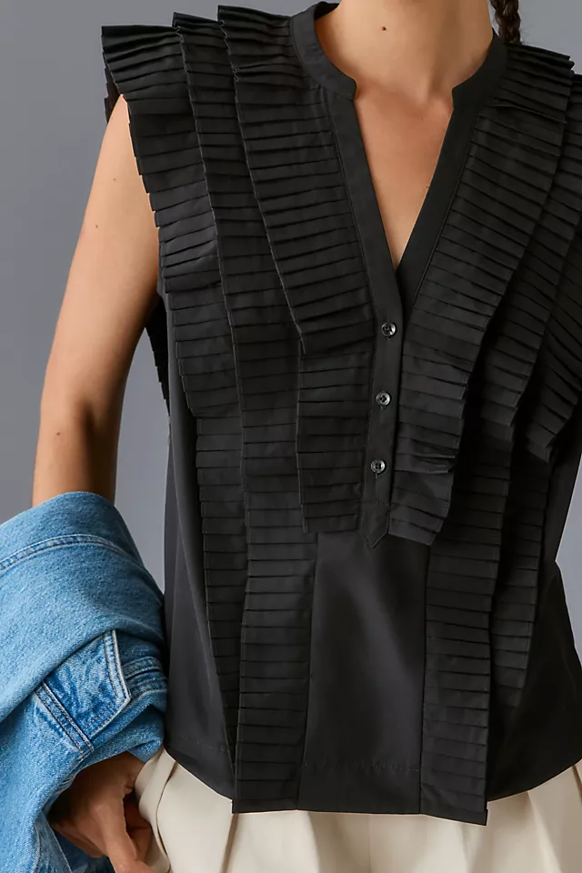 Maeve Sleeveless Ruffled Blouse 5 Maeve Sleeveless Ruffled Blouse - Image 3