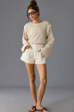 Maeve Slouchy Striped Long-Sleeve Tee 9 Maeve Slouchy Striped Long-Sleeve Tee -Fashion Clothing Shop 4111607630004 011 b4