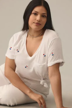 T.La Classic V-Neck Tee -Fashion Clothing Shop 4112609690111 000 c