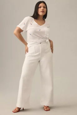 T.La Classic V-Neck Tee -Fashion Clothing Shop 4112609690111 000 c3