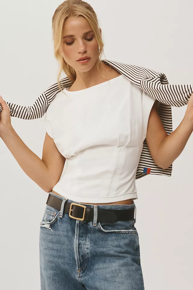 Pilcro Corset Tee 3 Pilcro Corset Tee