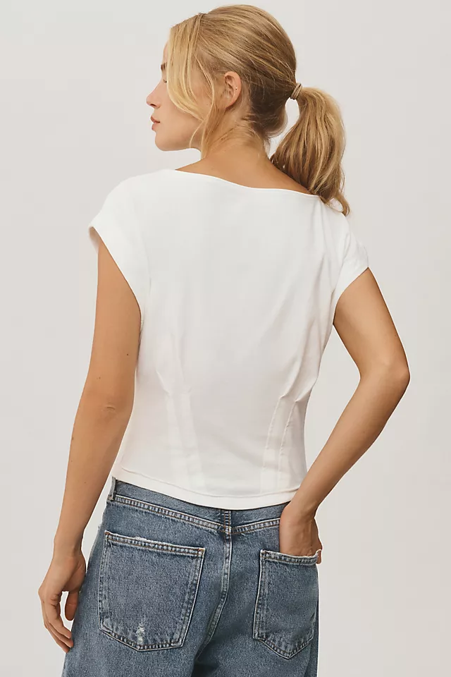 Pilcro Corset Tee 4 Pilcro Corset Tee - Image 2