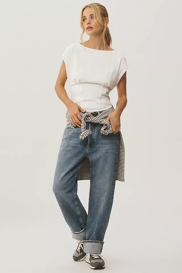 Pilcro Corset Tee 6 Pilcro Corset Tee - Image 4