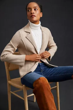 By Anthropologie Sweater Blazer