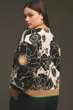 Maeve Mock-Neck Half-Zip Sweater -Fashion Clothing Shop 4114086690058 015 c2