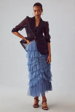 DOLAN Sheer Blazer -Fashion Clothing Shop 4115212060035 001 b3