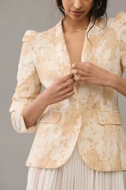 DOLAN Mixed Lace Blazer -Fashion Clothing Shop 4115212060042 011 b3