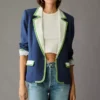 Maeve Colorblock Blazer -Fashion Clothing Shop 4115368730005 041 b
