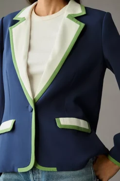 Maeve Colorblock Blazer -Fashion Clothing Shop 4115368730005 041 b4