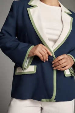 Maeve Colorblock Blazer -Fashion Clothing Shop 4115368730005 041 c3