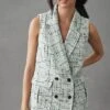 Maeve Tweed Vest -Fashion Clothing Shop 4115647160004 030 b