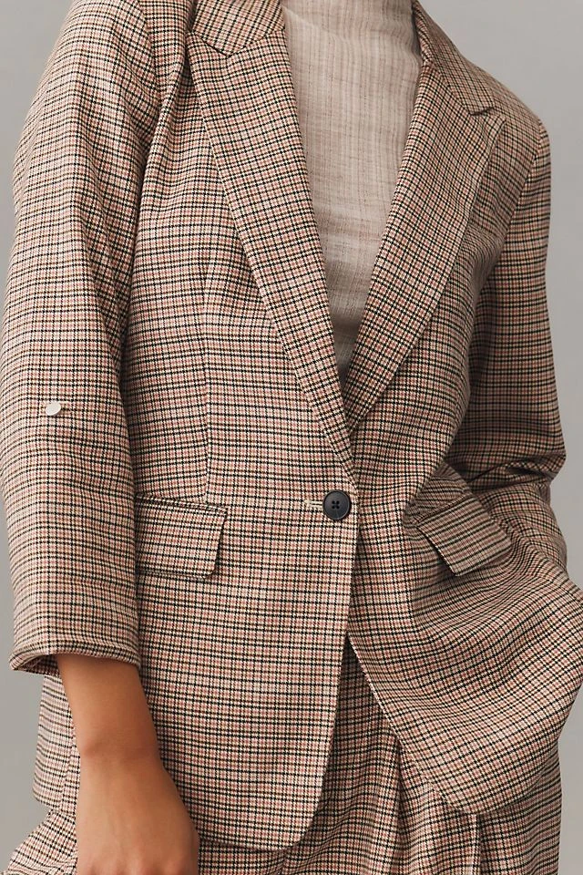 Maeve Roll-Sleeve Blazer 6 Maeve Roll-Sleeve Blazer - Image 4