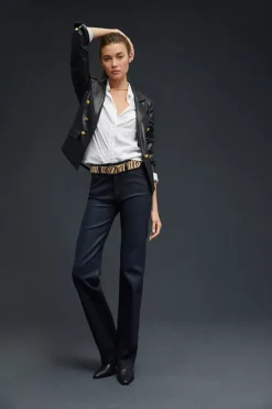 By Anthropologie Nico Faux Leather Blazer -Fashion Clothing Shop 4115688110003 001 b2