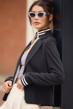 By Anthropologie Sporty Dickie Blazer