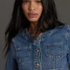 Maeve Coco Denim Jacket -Fashion Clothing Shop 4115900970014 091 b