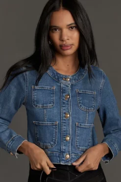 Maeve Coco Denim Jacket -Fashion Clothing Shop 4115900970014 091 b3