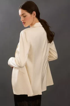 Favorite Daughter Satin Blazer -Fashion Clothing Shop 4115929840038 011 b5