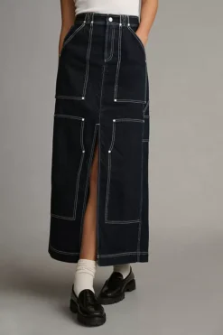 Pilcro Carpenter Maxi Skirt -Fashion Clothing Shop 4120370060091 091 b2