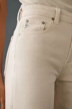 AG Jeans AG Saige High-Rise Wide-Leg Crop Jeans -Fashion Clothing Shop 4122011330326 011 b3