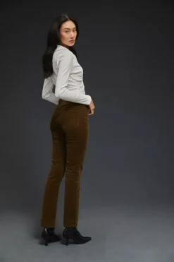 Paige Cindy Straight Corduroy Pants -Fashion Clothing Shop 4122057270497 037 b5
