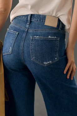 Paige Harper High-Rise Wide-Leg Cropped Jeans -Fashion Clothing Shop 4122057270524 093 b3
