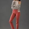 Paige Cindy Seamed High-Rise Straight-Leg Jeans 1 Paige Cindy Seamed High-Rise Straight-Leg Jeans -Fashion Clothing Shop 4122057270526 065 b