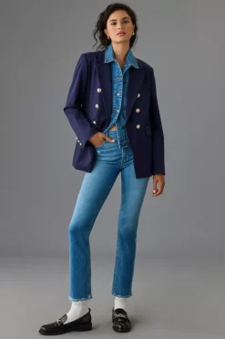 Paige Cindy High-Rise Crop Straight-Leg Jeans