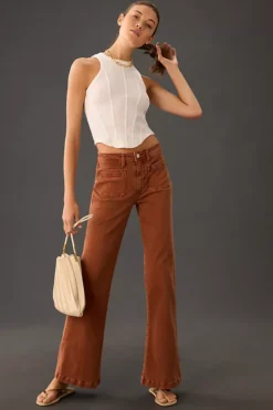 Paige Leenah High-Rise Wide-Leg Jeans