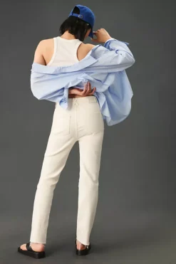 Paige Stella High-Rise Straight-Leg Jeans -Fashion Clothing Shop 4122057270603 011 b3