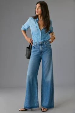 Citizens Of Humanity Paloma Baggy Wide-Leg Jeans -Fashion Clothing Shop 4122225550683 093 b
