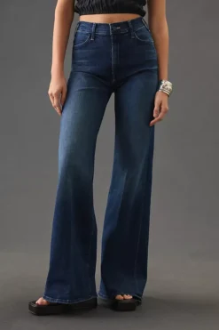 MOTHER The Hustler Roller Sneak Jeans -Fashion Clothing Shop 4122261180615 091 b2