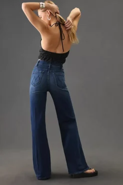 MOTHER The Hustler Roller Sneak Jeans -Fashion Clothing Shop 4122261180615 091 b5