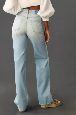 MOTHER The Maven Heel High-Rise Wide-Leg Jeans -Fashion Clothing Shop 4122261180620 092 b5