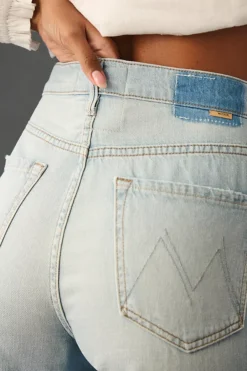 MOTHER The Maven Heel High-Rise Wide-Leg Jeans -Fashion Clothing Shop 4122261180620 092 b6