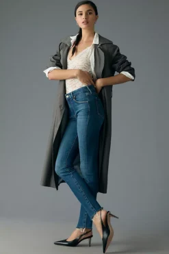 MOTHER The Looker Ankle Fray Jeans -Fashion Clothing Shop 4122261180674 091 b5