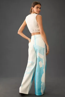 Anne Guest Cyanotype High-Rise Wide-Leg Jeans 9 Anne Guest Cyanotype High-Rise Wide-Leg Jeans -Fashion Clothing Shop 4122382010347 010 b3