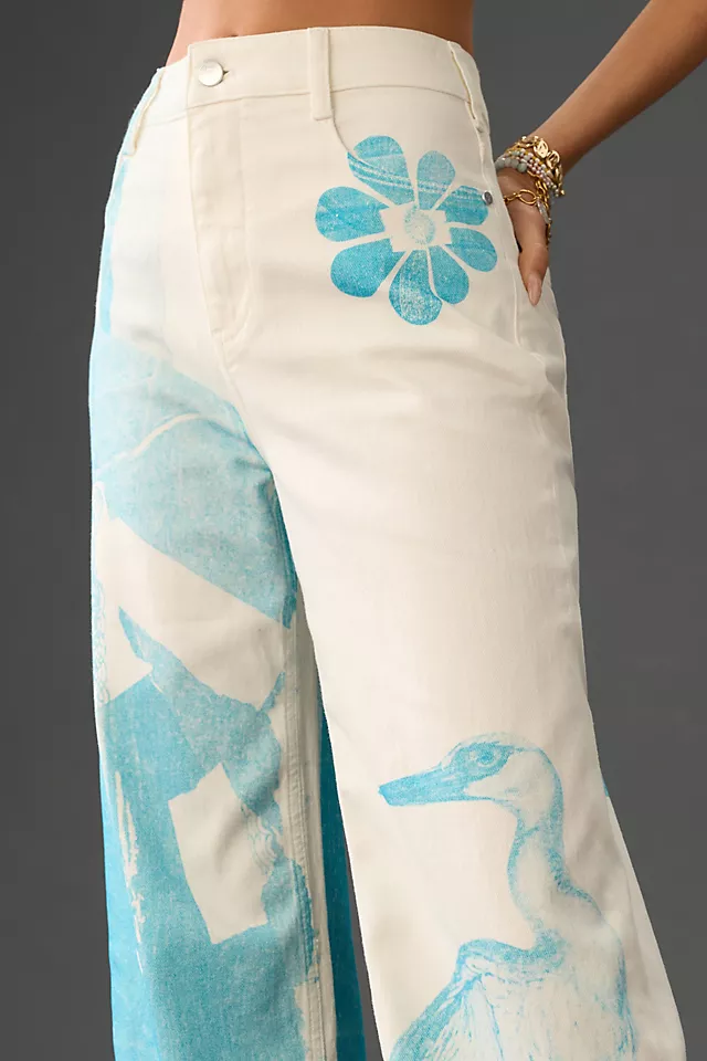 Anne Guest Cyanotype High-Rise Wide-Leg Jeans 6 Anne Guest Cyanotype High-Rise Wide-Leg Jeans - Image 4