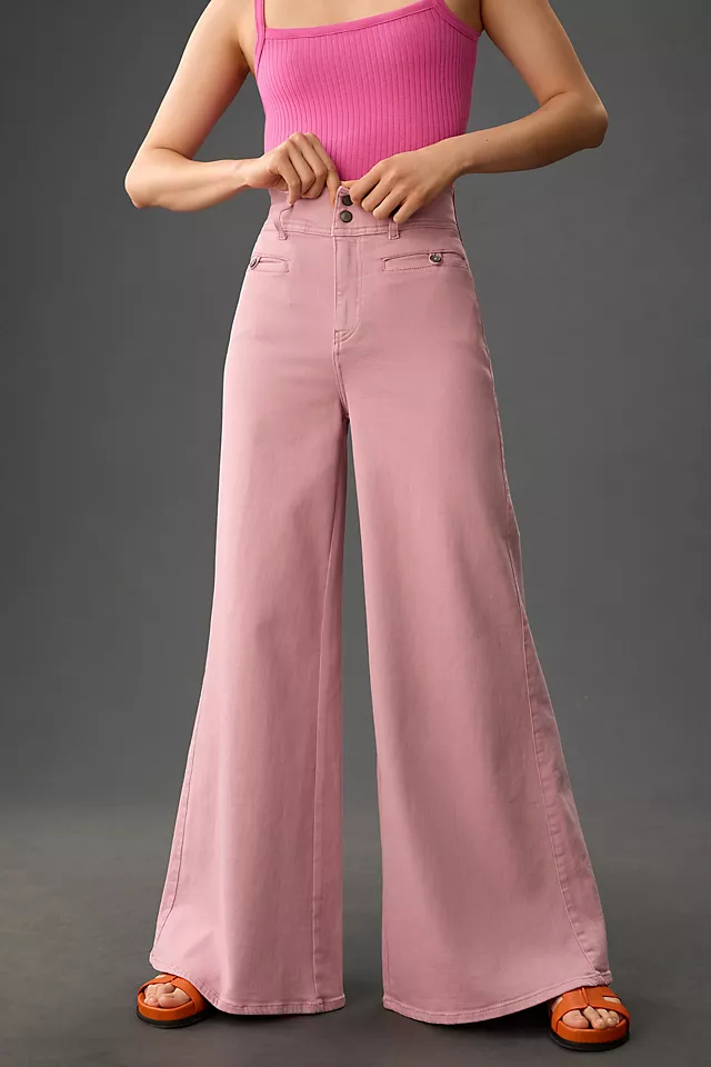 Pilcro High-Rise Wide-Leg Trouser Jeans 4 Pilcro High-Rise Wide-Leg Trouser Jeans - Image 2