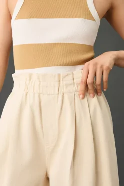 Pilcro High-Rise Cropped Paperbag Jeans -Fashion Clothing Shop 4122900970145 012 b4