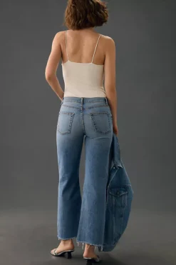ASKK NY High-Rise Wide-Leg Crop Jeans -Fashion Clothing Shop 4122905520046 093 b4