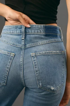 AMO Georgia High-Rise Split Flare Jeans -Fashion Clothing Shop 4122925890040 093 b6