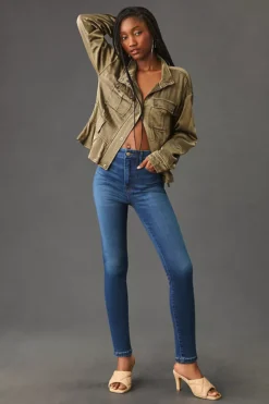 Good American Good Waist High-Rise Skinny Jeans