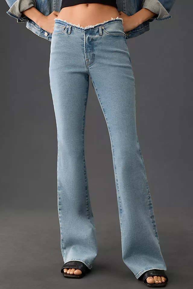 Good American Good Legs Low-Rise Flare Jeans 4 Good American Good Legs Low-Rise Flare Jeans - Image 2