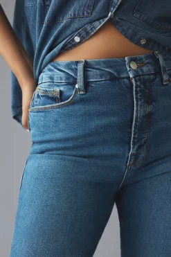 Good American Good Boy High-Rise Cropped Straight Jeans -Fashion Clothing Shop 4122927100124 091 b3