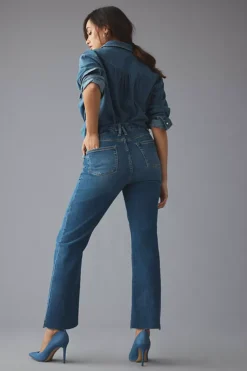 Good American Good Boy High-Rise Cropped Straight Jeans -Fashion Clothing Shop 4122927100124 091 b4