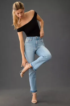 Good American Petite Good Straight Jeans