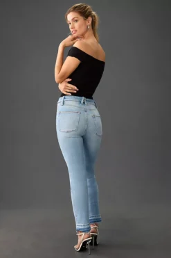 Good American Petite Good Straight Jeans -Fashion Clothing Shop 4122927100133 093 b3